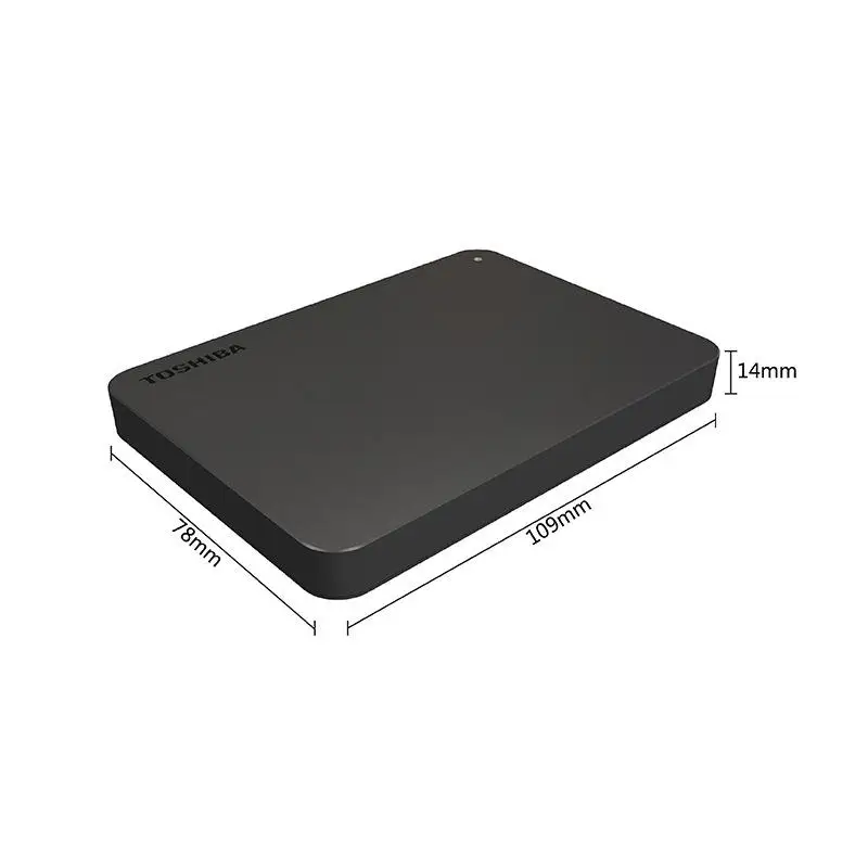 2022 New Original Toshiba A3 External Hard Disk 1T/2T/4T 2.5 Inch USB 3.0 HDD for Laptop Desktop PC