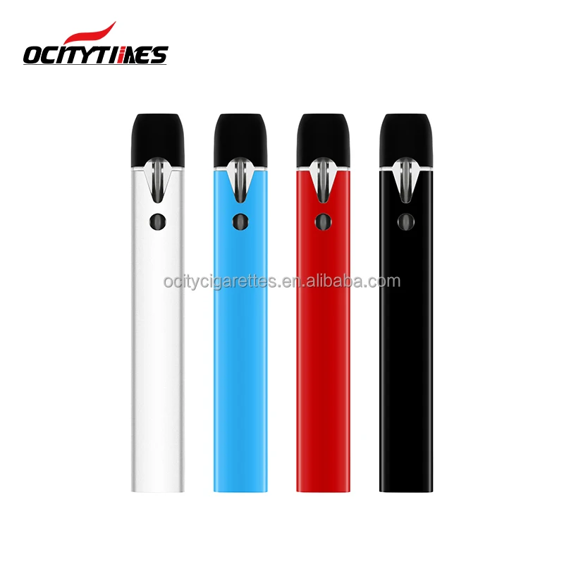 Ocitytimes OEM flat vape pod e cigarette cbd vape empty