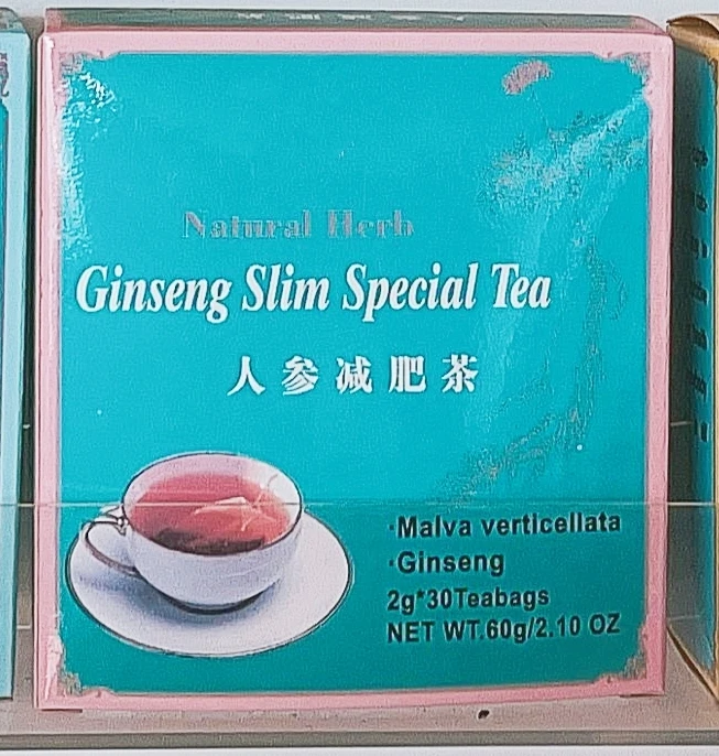 Health Drink Ginseng Slim Tea in tea bag