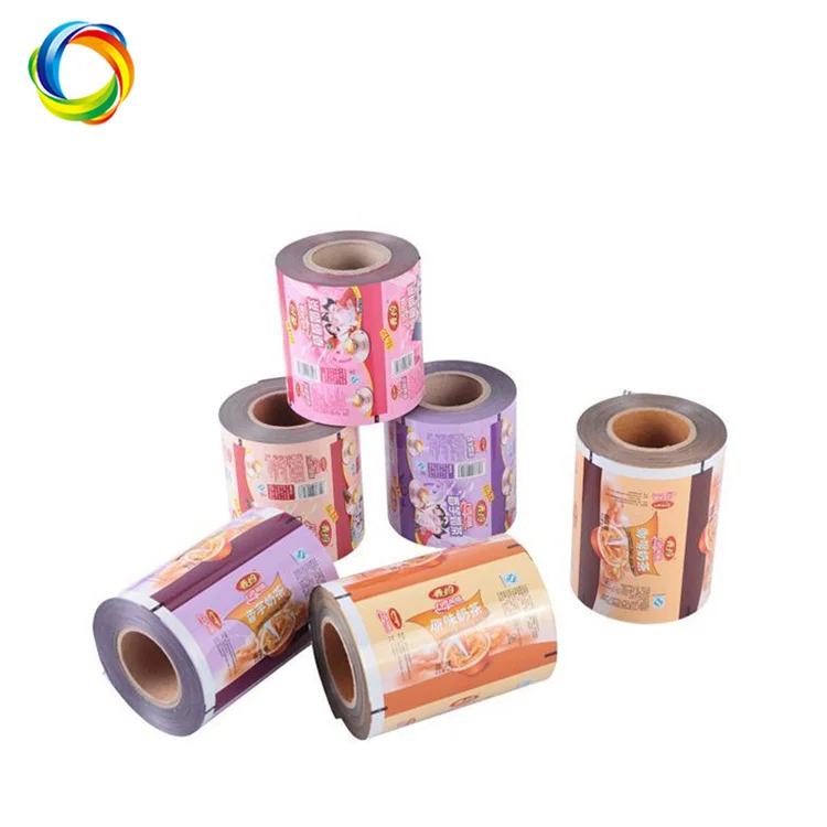 Custom Printing Food Automatic Packaging Roll Film Aluminized Composite Sealing Film Aluminum Foil Packaging Roll Film