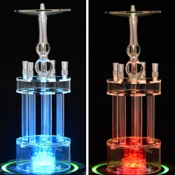 Hot Selling colorful hookah accessories laser LED light shisha hookah set for Shisha Bar Smoking
