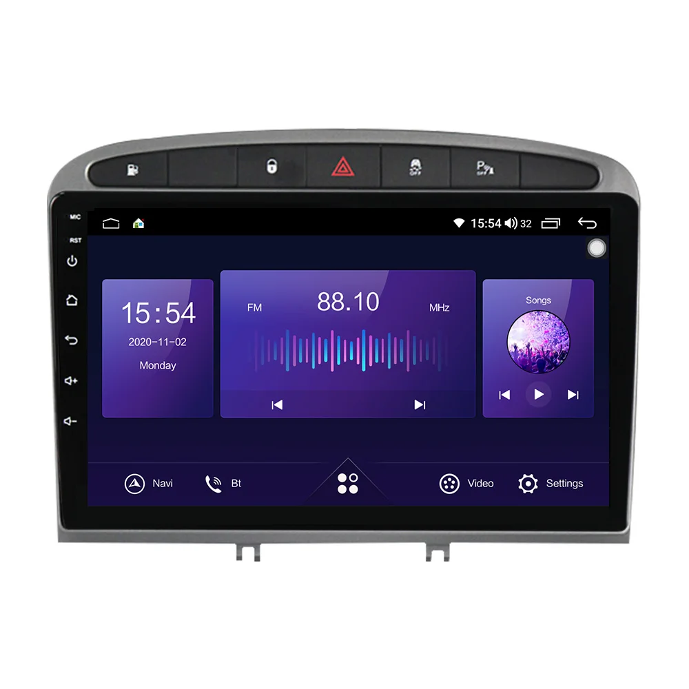  Mekede Новый 5G 7862 Android 10 8core 6 + 128GB Автомобильный dvd-плеер для Peugeot 408 2010-2016 1280 QLED экран RDS Carplay Авторадио