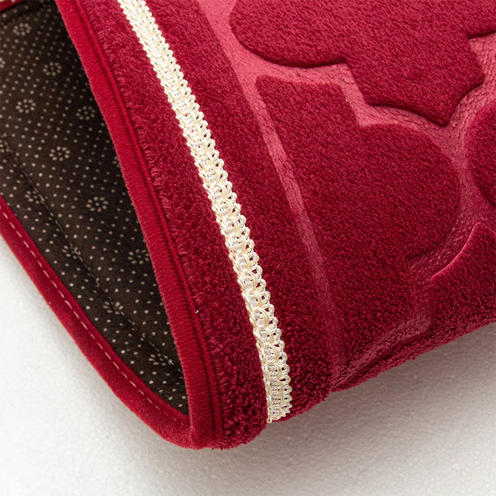 2024 new 65*110CM  Wholesale luxury thick padded carpet anti slip prayer mat arabic muslim islamic  prayer rug with tassel