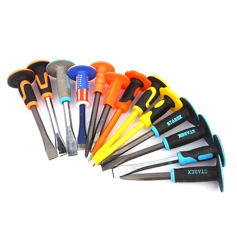 Factory Hand Tools Flat Chisel Cold Chisel With Plastic Handle