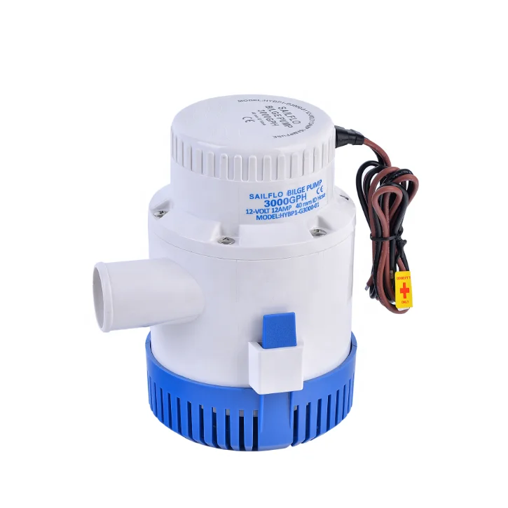 
Sailflo 1500 3700GPH 12V dc marine solar submersible bilge sea water pump 