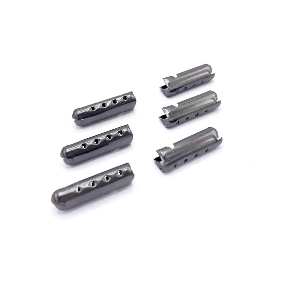 Customized shoe lace draw string  brass metal cords end tip