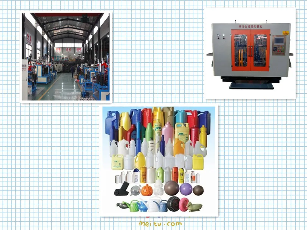Automatic pp pe plastic bottle 2L jerrycan extrusion blow molding machine