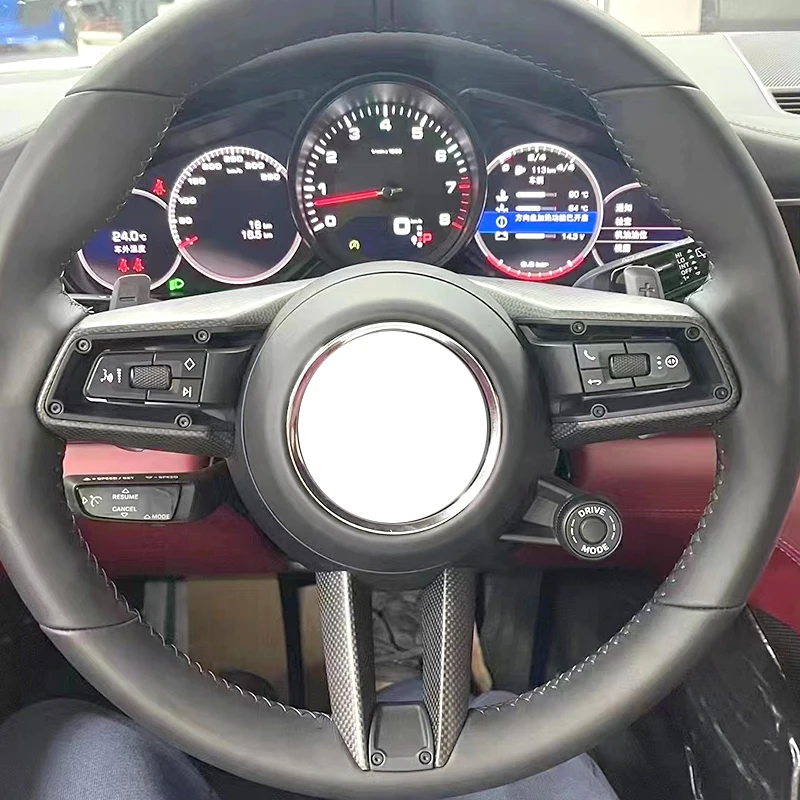 Аксессуары для авто полностью Кожаный руль Porsche Panamera Cayenne 957 911 958 970 92A 2011