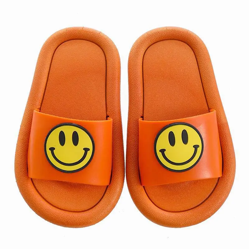 Smiley Face Slippers Waterproof Comfortable Non Slip Bathroom Slippers Breathable Pantoufle Happy Smile Slippers