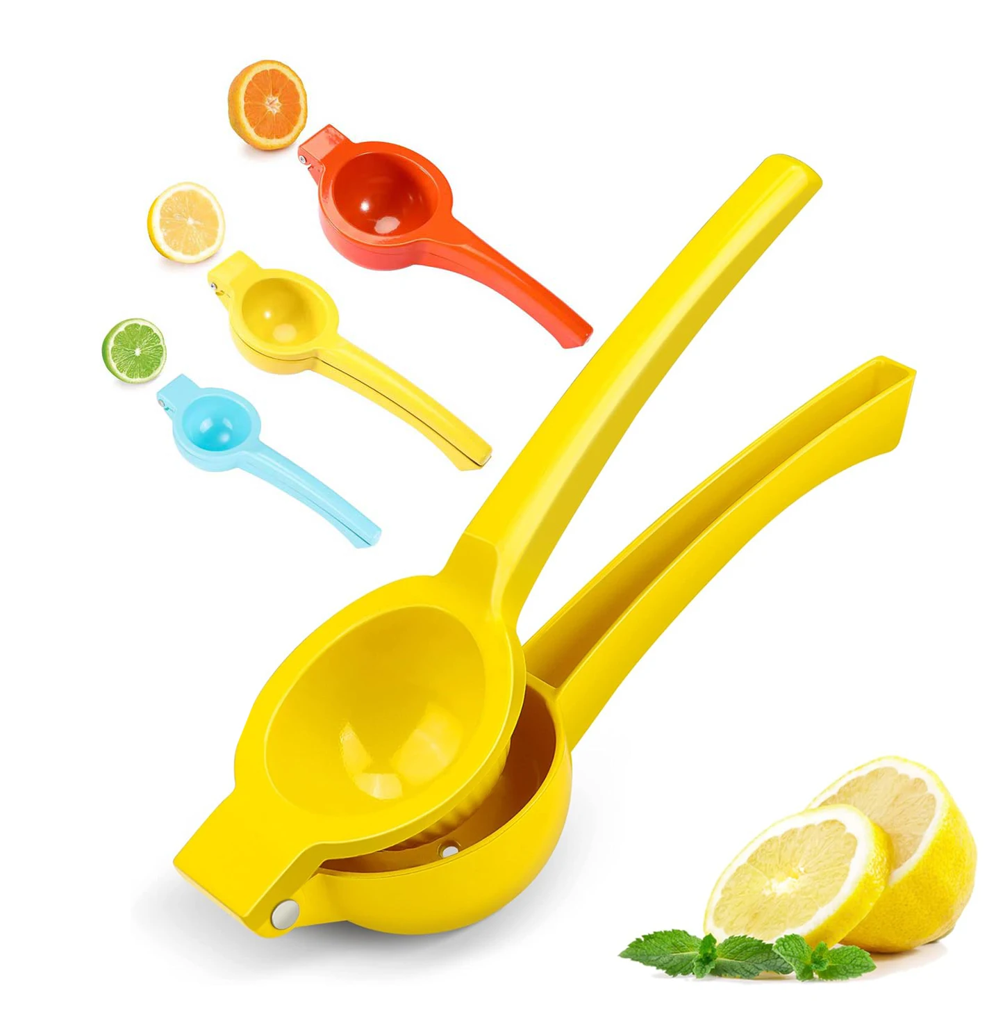 Food Grade Professional Premium Hand Juicer Kitchen Bartender Tools Fruit Lime Press Metal Manual Juicer Citrus Lemon Squeezer