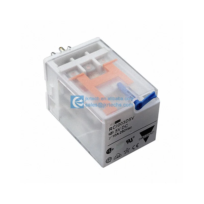 Accept BOM List Service RCI003D5V RCI General Purpose Power Relay Over 2 Amps 3PDT 3 Form C 5VDC Coil Socketable RCI00-3D5V