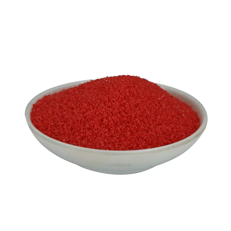 Hot selling high quality colored five color of sand quartz sand for kids coloured play sand coloring