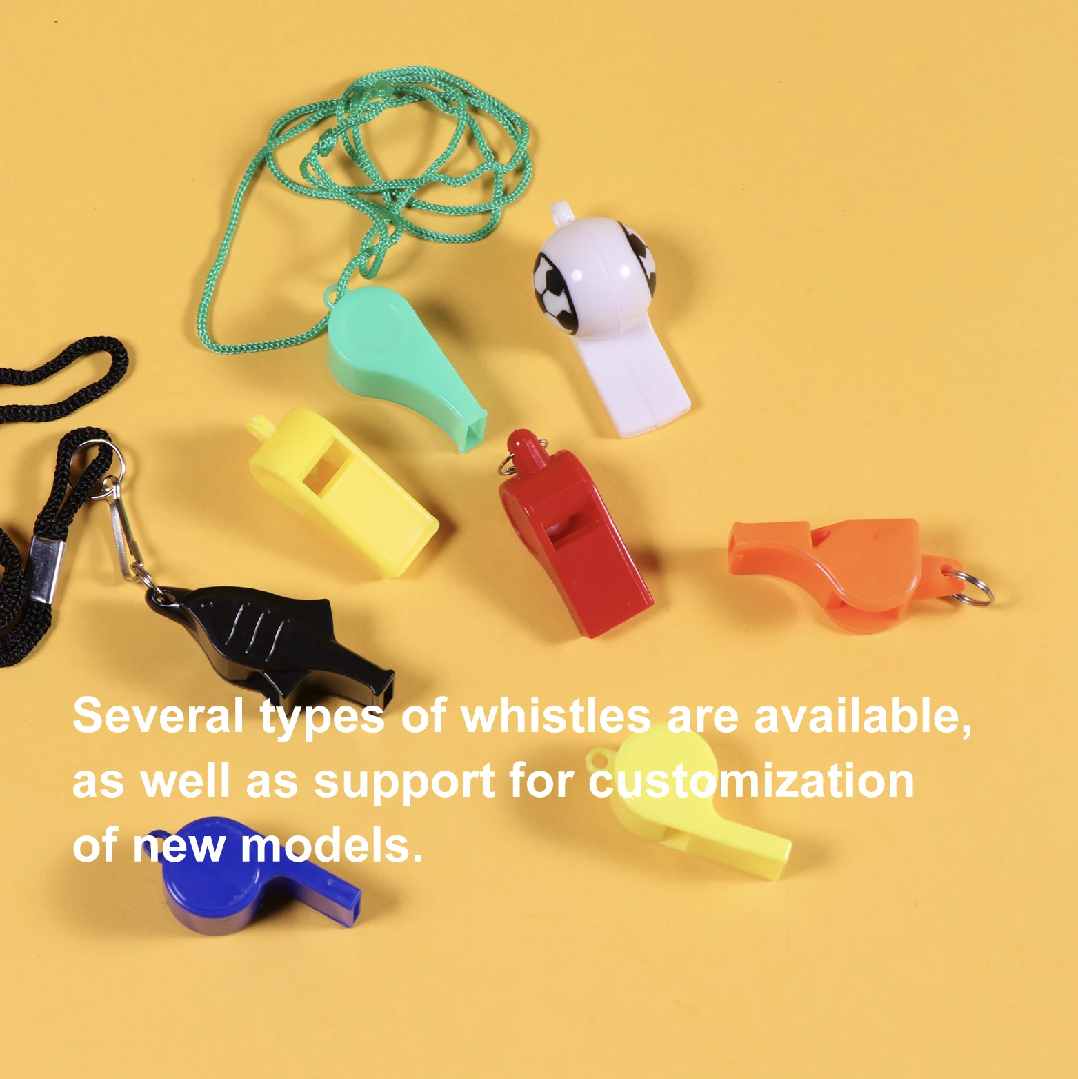 JRT Factory Price Customize Color Whistle ABS Plastic Whistle Professional Referee Whistle