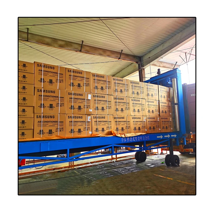 30T 40T 60T 100T heavy cargo container automatic loading ramp forklift yard and unloading dock stainless steel platform