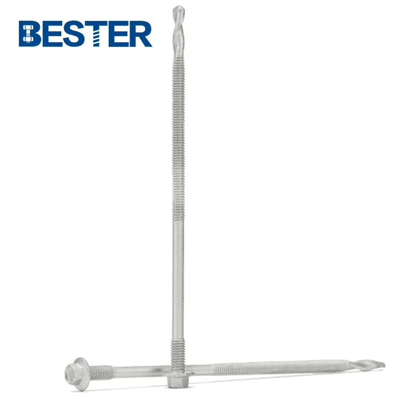 New design stainless steel carbon steel metal hex washer head Spiral Point Self drilling Screws