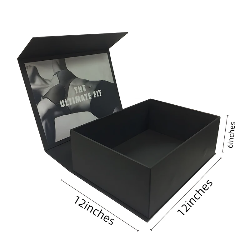Custom Luxury Paper Cardboard Gift Boxes With Magnetic Lid Foldable Packaging Magnetic Gift Folding Box