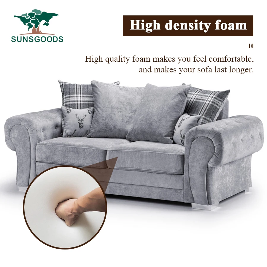 Modern Style Best Living Room Modern New Design Wooden Turkish Living Room Furniture Fabric Corner Sofa