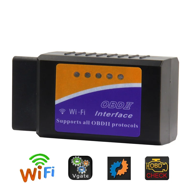  Автомобильный диагностический инструмент ELM327 WIFI OBDII протокол V1.5 wifi obd2 сканер для Android /