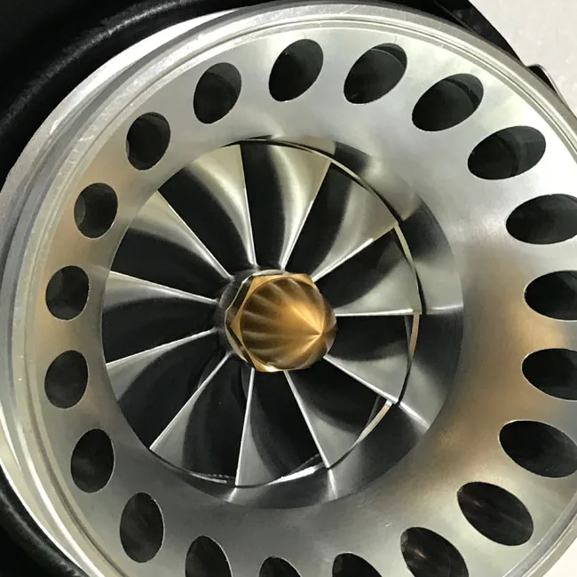 GTX Turbo GTX3584R GTX3582R Керамический шарикоподшипник идеальный Турбокомпрессор заготовка колеса 11 лезвий T3 T4 V band