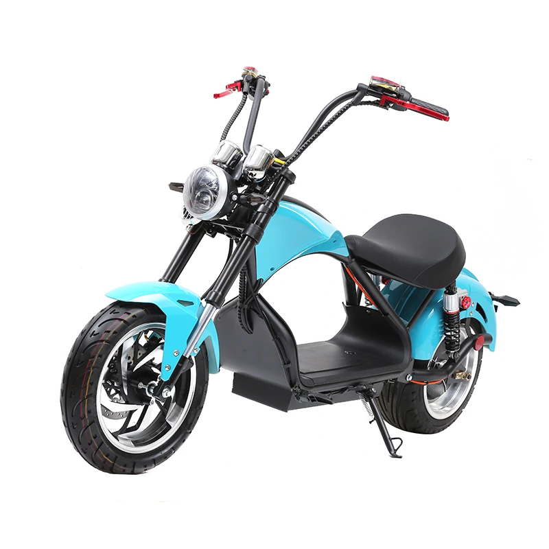 60V Fat Electric 3000Watt Moped 35Ah Dual Battery Full Suspension Electrical Scooters