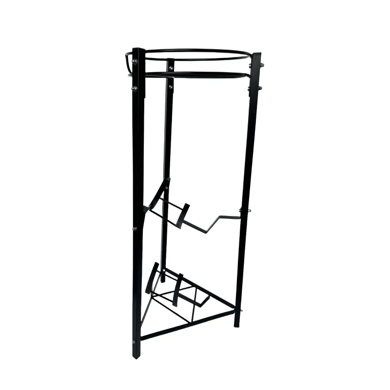 5 Gallon Ceramic Crock Water Dispenser Floor Metal Storage Stand Rack with Ring on top for Water Bottle with Tap