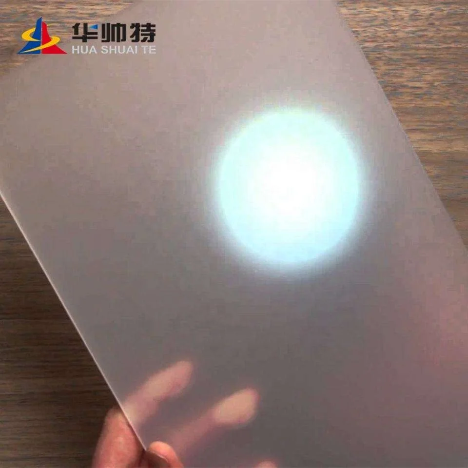 factory wholesale unbreakable 3mm thick milky white translucent acrylic light diffuser sheet for led