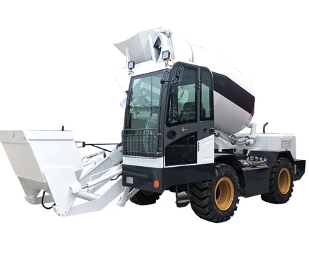 
4cbm mini self loading concrete machine transit mixer 