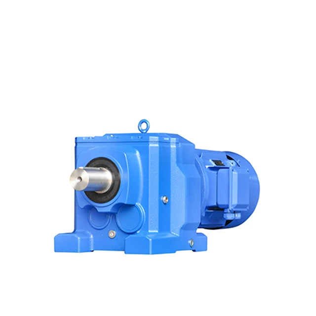 high quality R Engine Gearbox Speed Reducer helical gearbox 12 volt motor and gearbox 5 hp gear motor gear reducer