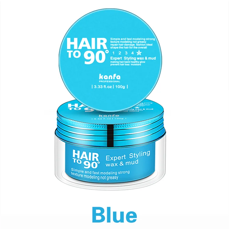 New Formula Hair Wax Clay Private LabelCustom Scented Barber Products for Men Organic Hairstyling Clay 100G