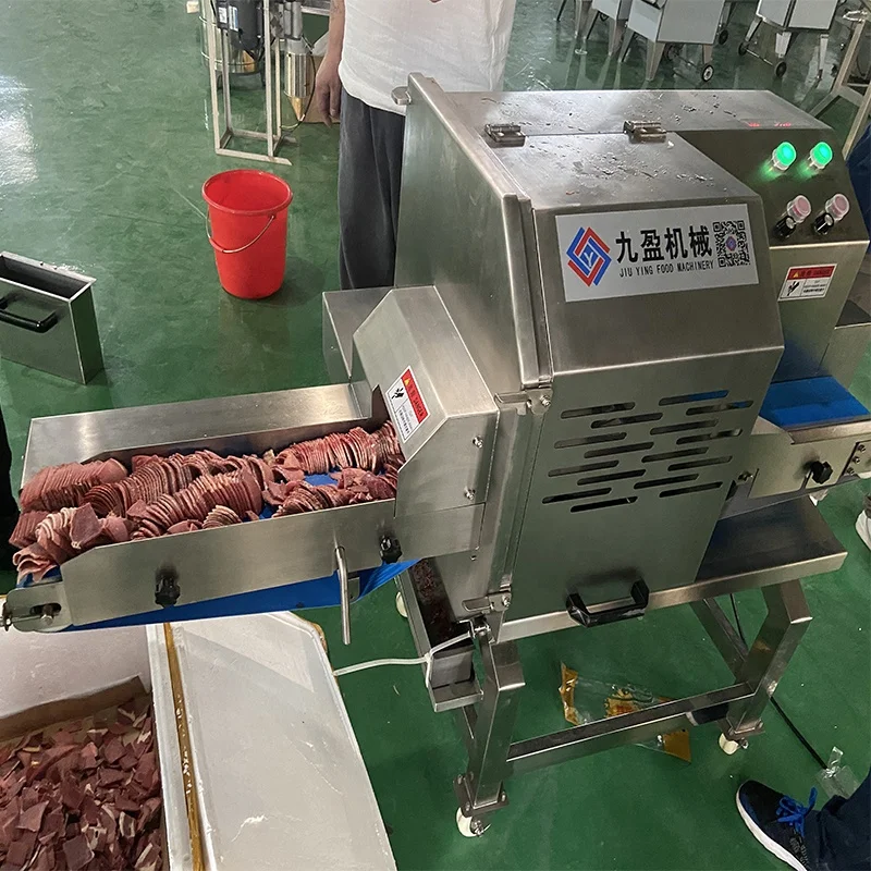Industrial Ham Slicer Cooked Salmon Fish Slicing Meat Slicer Machine