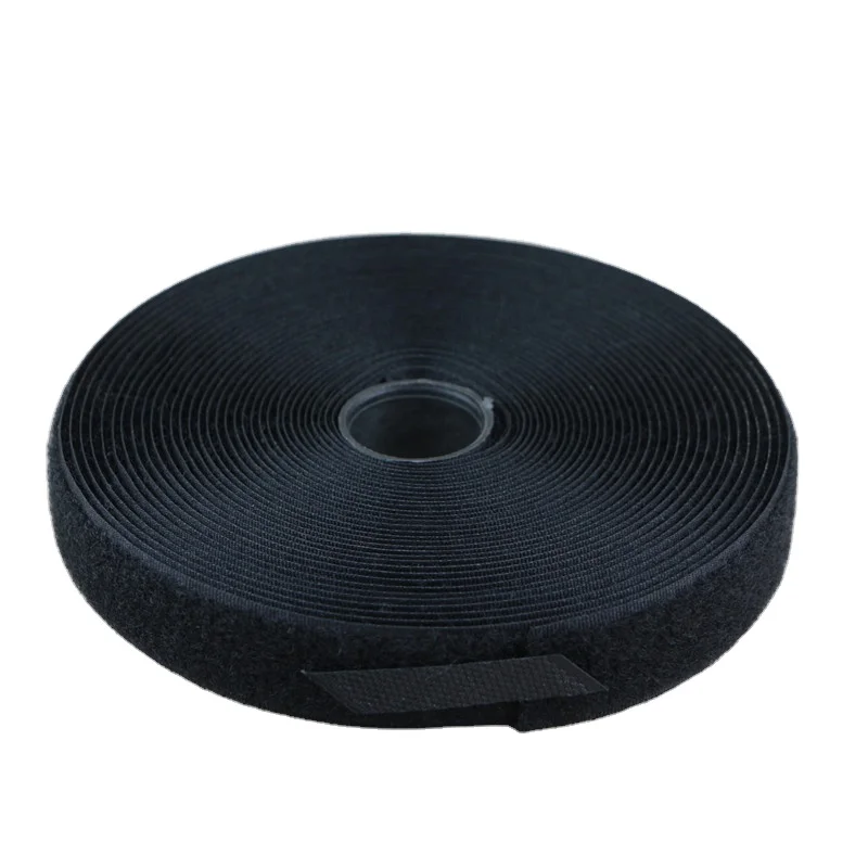 1' Nylon and Polyester Hook and Loop Tape for Sewing Hook and Loop Fastener Tape Manufacturer
