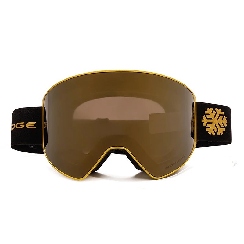 HUBO Uv400 Magnetic Snow Glasses Ski Goggle  OEM Custom Logo Snow Ski Glasses Snowboard Goggles