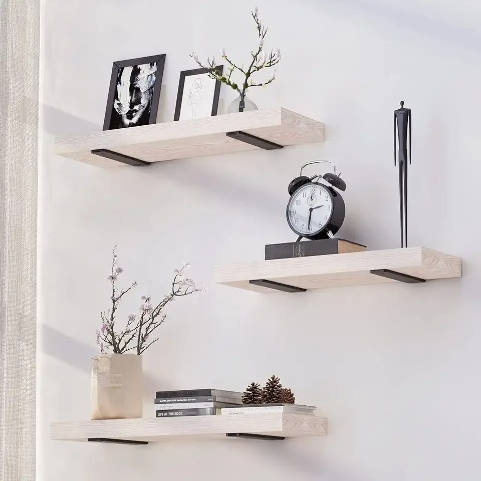 Wholesale 6inch Hidden Bracket Floating Shelf For Home Wall Mount Kitchen Shelf