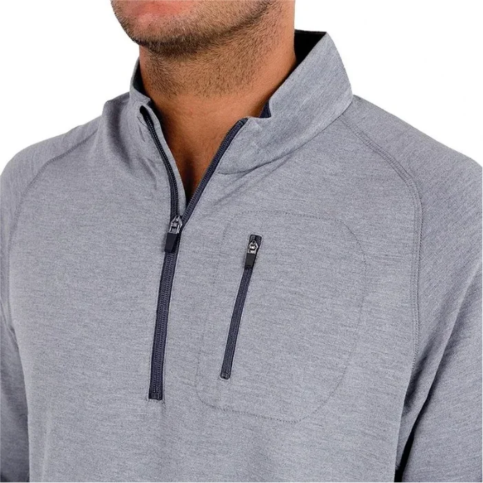 
Men Bamboo Fiber Shirts Custom Bamboo Tshirts Cotton Spandex T Shirt Half Zip Shirts 
