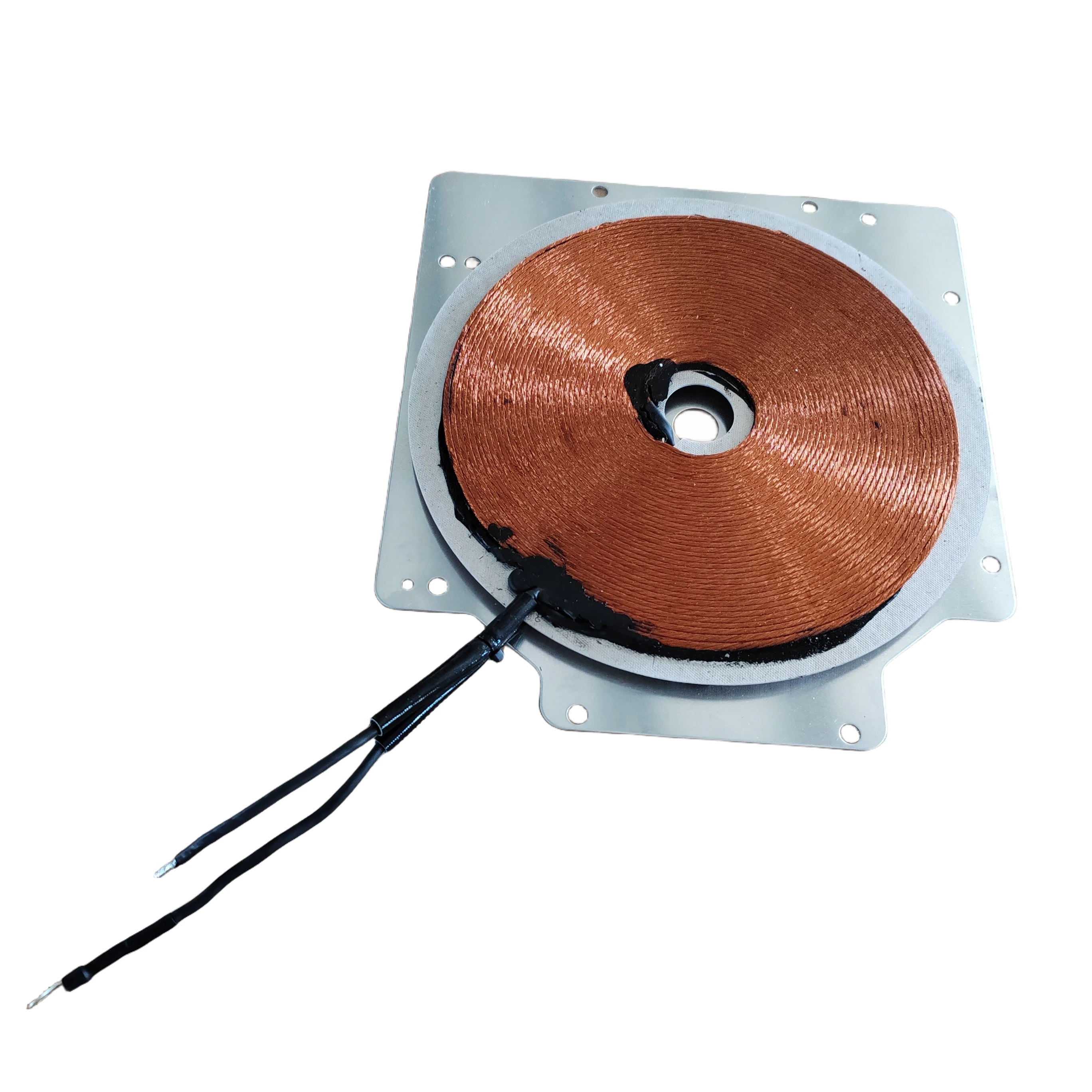 Customized 220mm round copper coil Induction Heating Coil 5KW induction cooker coil