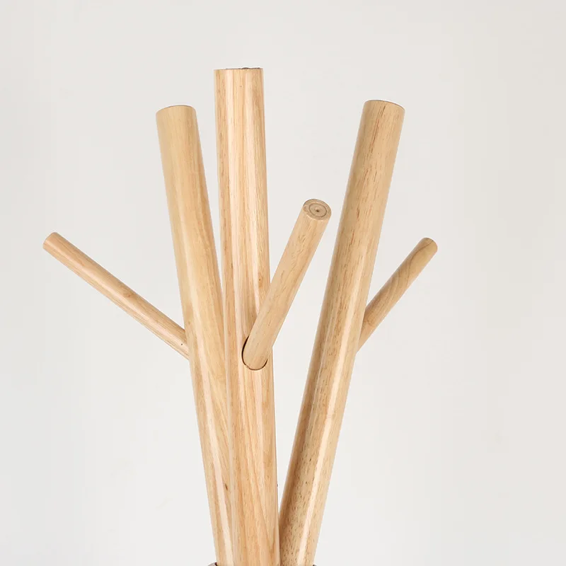 vertical clothes stand simple solid wood floor clothes hanger household bedroom simple clothes hanger