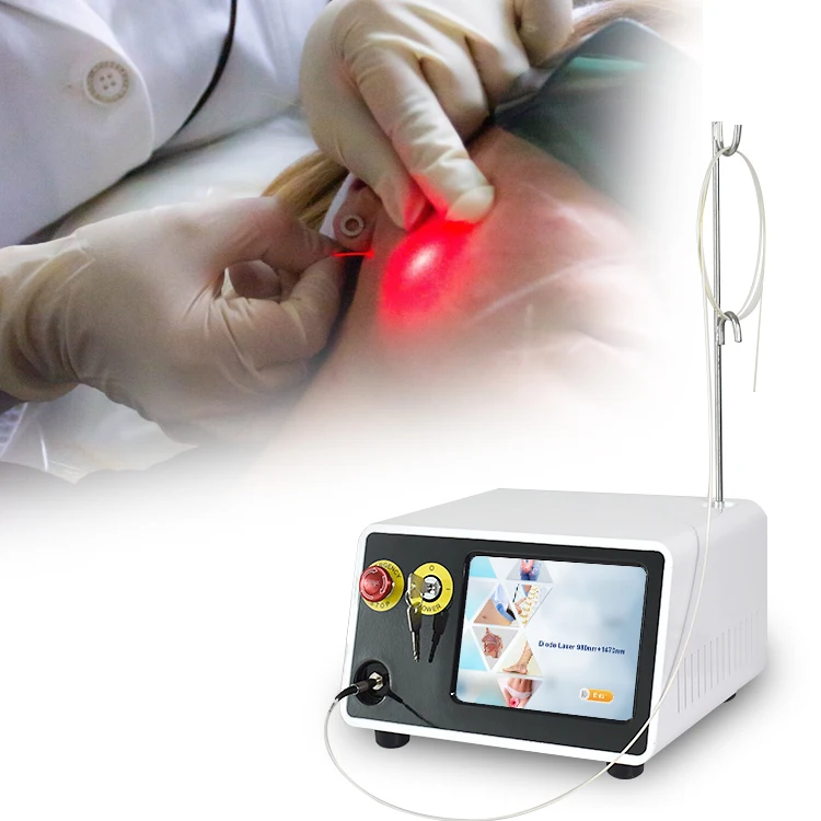 Medical Surgery Lipo Laser Device 980 1470nm Diode Laser Firming Face Endolaser Body Shaping Liposuction Machine