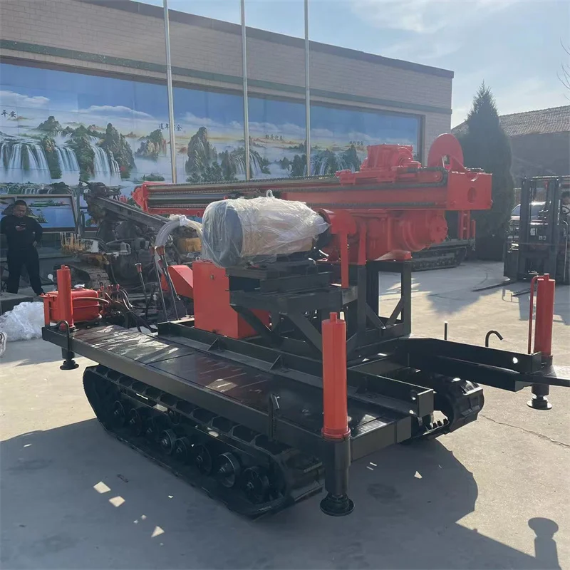 Hot sale Crawler type small drilling rig MGJ-50 Pneumatic hydraulic anchoring drilling rig