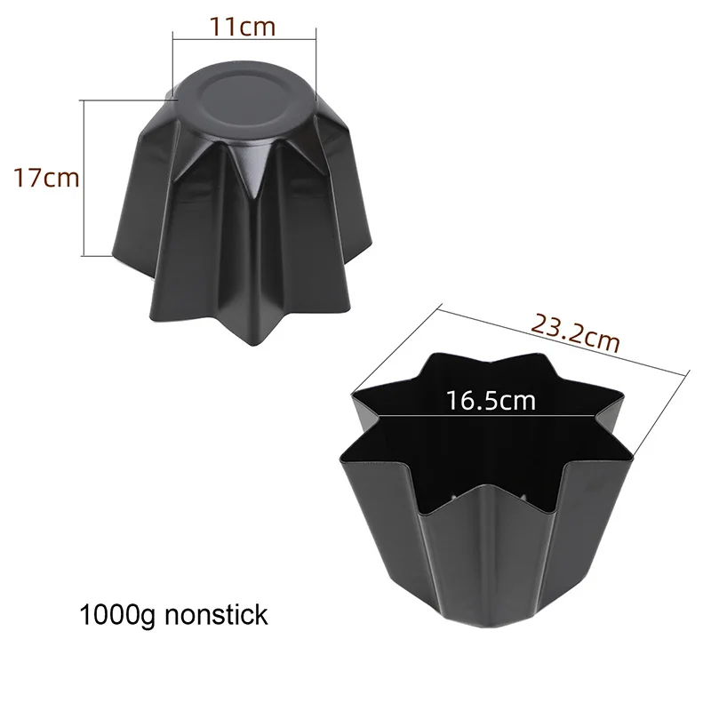 Double-side Nonstick Aluminum Cake Mold Metal Cake Baking Pan Christmas Tree Shaped Cake Bread Dessert Baking Mould