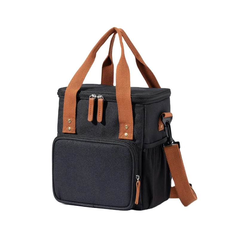 2023 insulated picnic insulated cooler bag men women kids school cooler lunch bag high quality delivery food bag in cooler