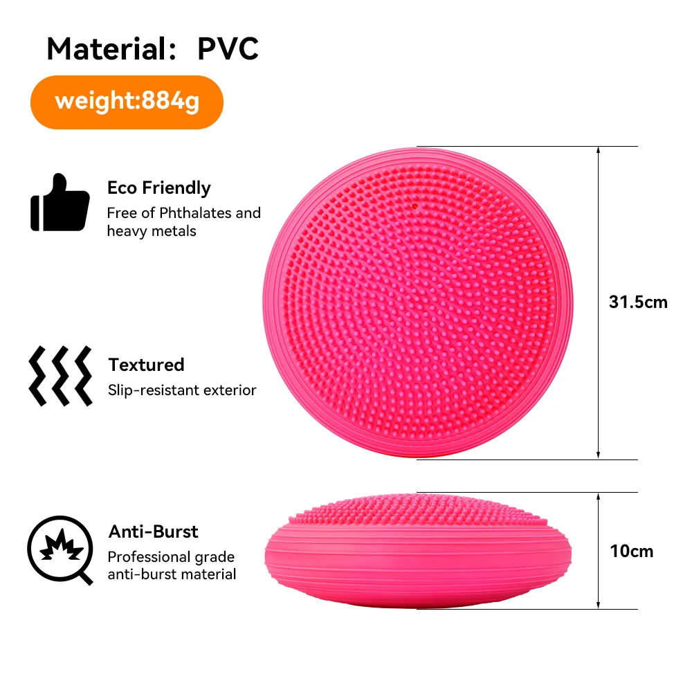 Air Stability Inflatable fitness balance disc For Training