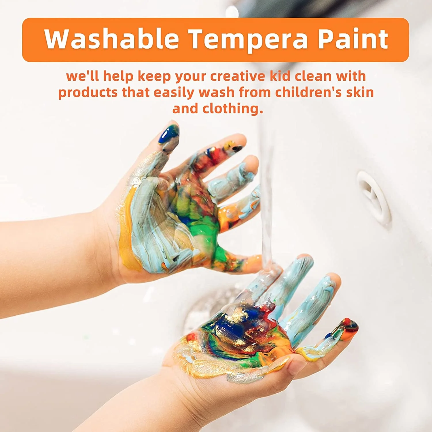 Washable Tempera Colours For Children to Draw