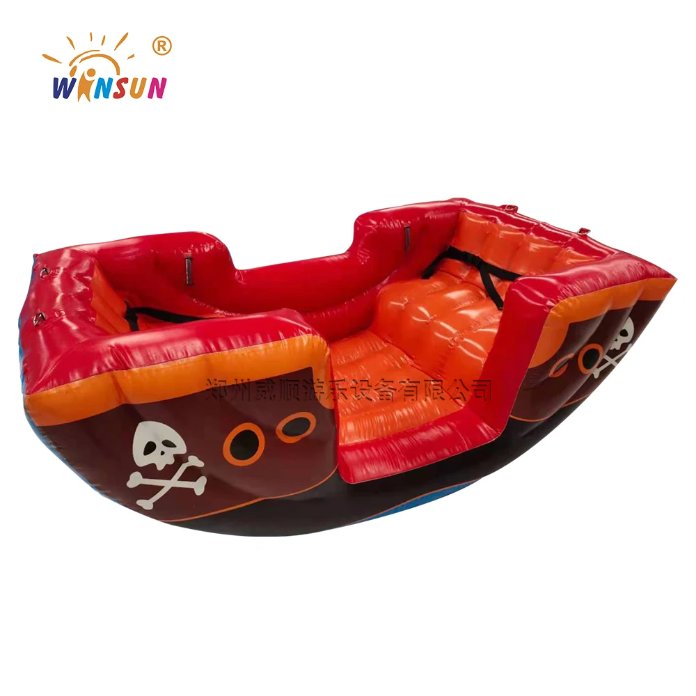 
WINSUN Inflatable Air sealed pirate ship game WSP 317 water play equipment  (1600196734059)