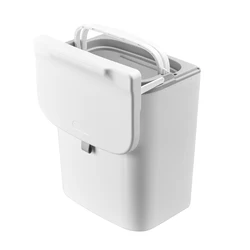 9L trash can kitchen hanging waste binTrash Bags Automatic Closing garbage bin With compression ring