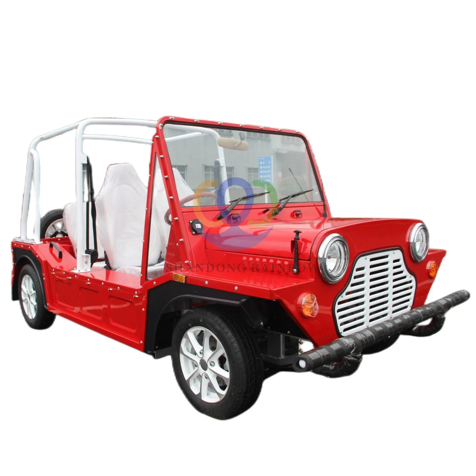 Красный цвет 4-местный Электрический Moke 2024 новый дизайн мини литиевая