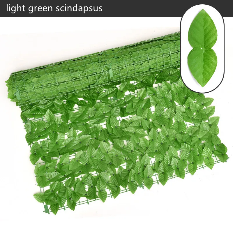 High Quality Hot Selling Artificial Hedges Faux Ivy Leaves Fence Decoration Artificial Grass Hanging Artificial Leaf Decoration