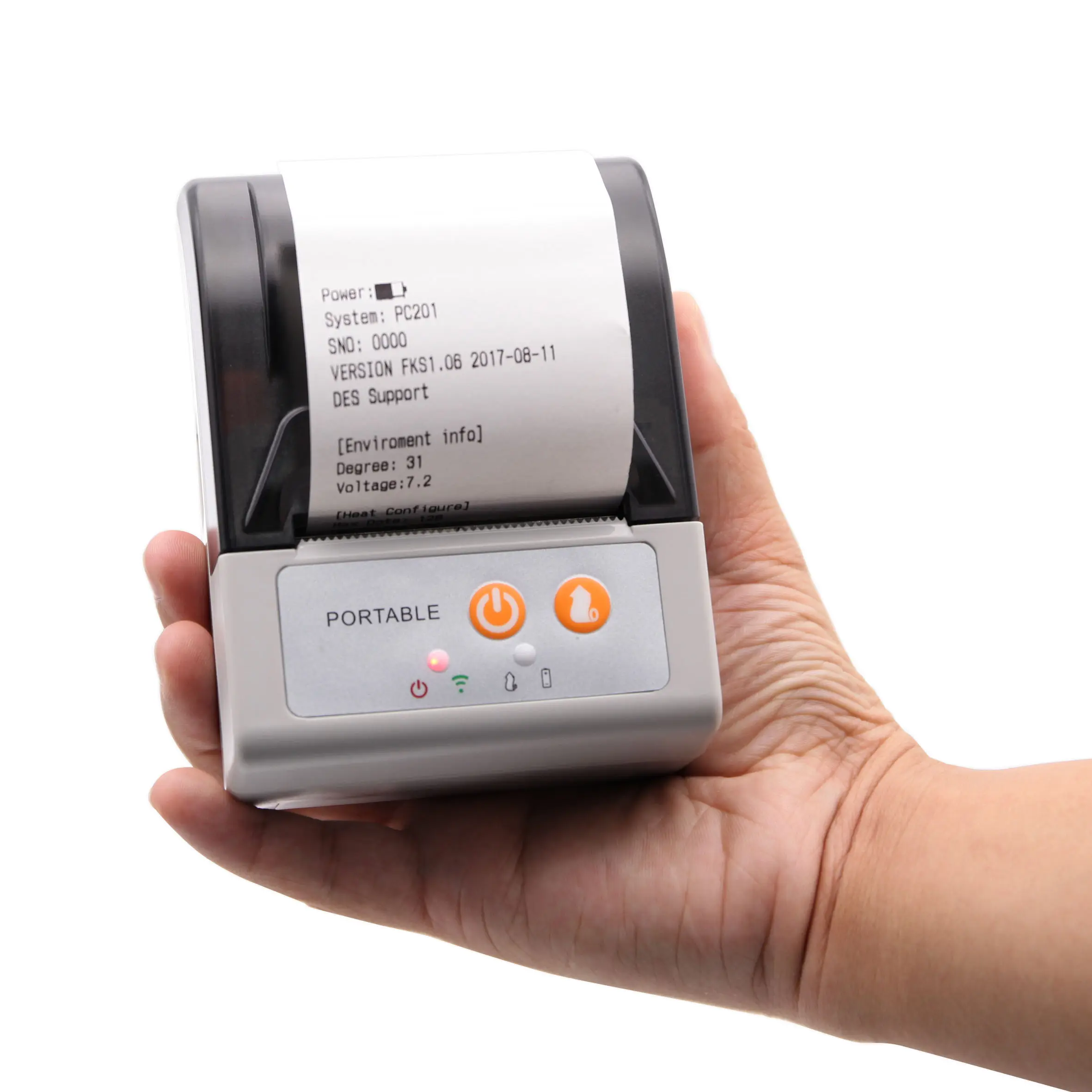 Manufacturer 58mm Pos Thermal Printer Handheld Bluetooth Printer With Auto Cutter Supports USB For Printing Receipts