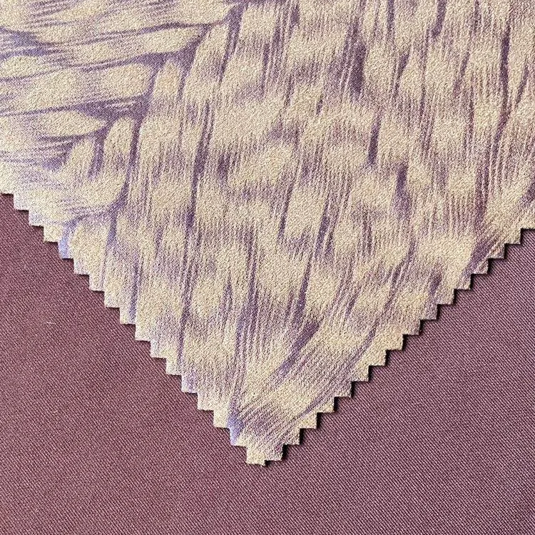 Wholesale   micro  waterproof  embossed suede cloth fabric for garments