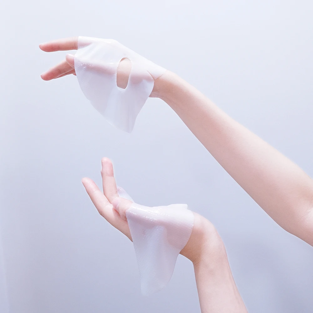 Custom Overynight Bio Collagen Real Deep Anti Wrinkle Lifting Mask Hydrating Face Mask Sheet for All Skin Types Cotton Female