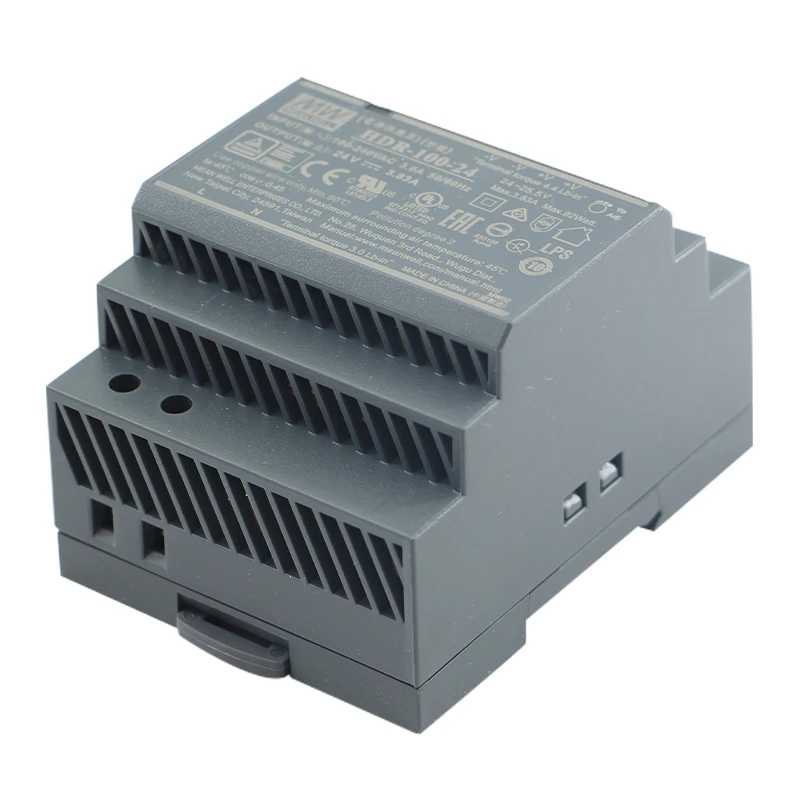 Mean well HDR-100-12 Mini Power Supply 12V 85- 100W Ultra Slim Step Shape Din Rail